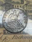 1855 O Seated Liberty Half Dollar .50C  Arrows XF-AU Album Toned !