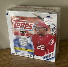2021 Topps Baseball Series 1 - Mega Box-Walmart Exclusive - New, Factory Sealed!
