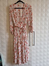 PER UNA FLORAL PRINT WRAP MIDAXI DRESS. SIZE 12. NWT