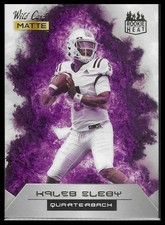 2022 Wild Card Matte Rookie Heat Kaleb Eleby White/Purple #RH-16 W Michigan