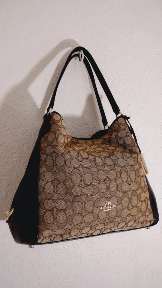 Bolso de hombro Coach Edie 31 en jacquard exclusivo Foto 3 de 4