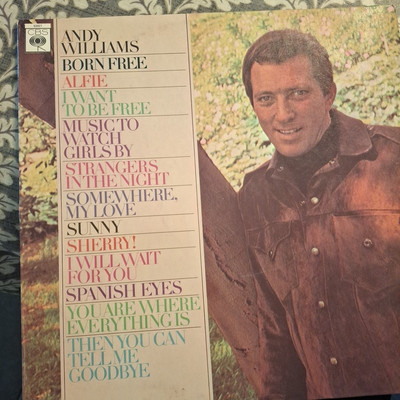 ANDY WILLIAMS ''BORN FREE'' VINYL LP 1967
