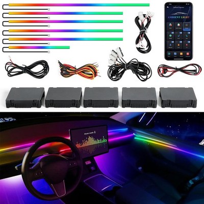 14in1 Auto Symphony RGB LED Ambientebeleuchtung Neonbeleuchtung App Control