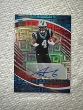 2025 Absolute - 014/150 Rookies Tetairoa McMillan #183 Red Squares Autograph