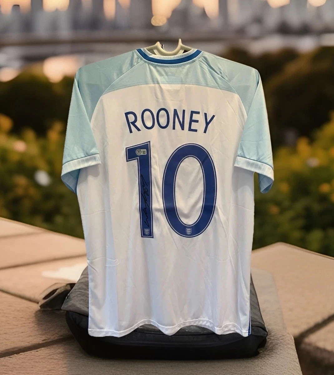 Wayne Rooney Signed Autographed England National Team Soccer