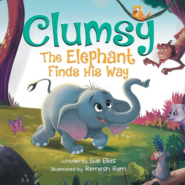 Clumsy The Elephant Finds His Way | Sue Elias | Taschenbuch | Englisch | 2023-image