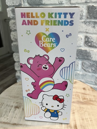 Hello Kitty Loves Cheer Bear 10 Zoll Sammlerstück Care Bears Plüsch 2er-Pack - weich - Bild 6 von 6