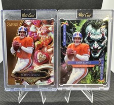 WildCard John Elway 2026 Sweet 1/2 & Jokers Wild 1/1 Football (2) CARD LOT ??