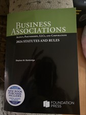 Business Associations: Agency, Partnerships, ...