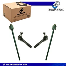 Inner Outer Tie Rod End Kit Set of 4 for Chevrolet Express GMC Savana Van New