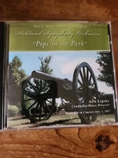 Cd POPS IN THE PARK.  ASHLAND SYMPHONY ORCHESTRA