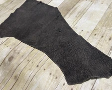 Grey Safari Genuine African Cape Buffalo gray black Hide Skin Leather 115