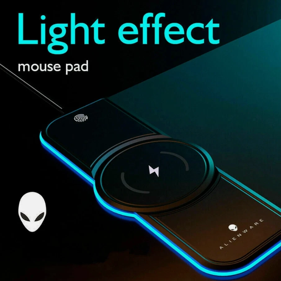 Suitable for Alienware Alien RGB Mouse Pad Table Pad 15W Wireless Charging - Image 2 of 4