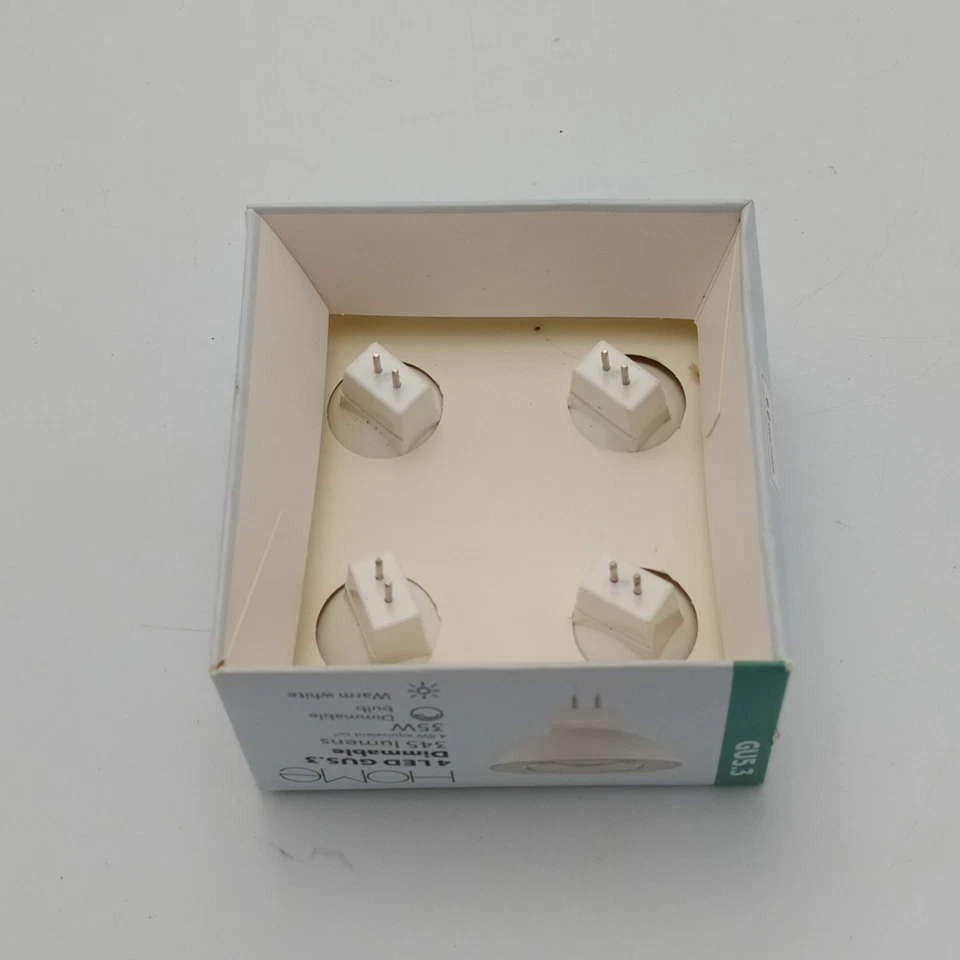 Home 4 LED GU5.3 345 Lumens 35 W Bulbs warm white not dimmable bulb - Image 3 of 4