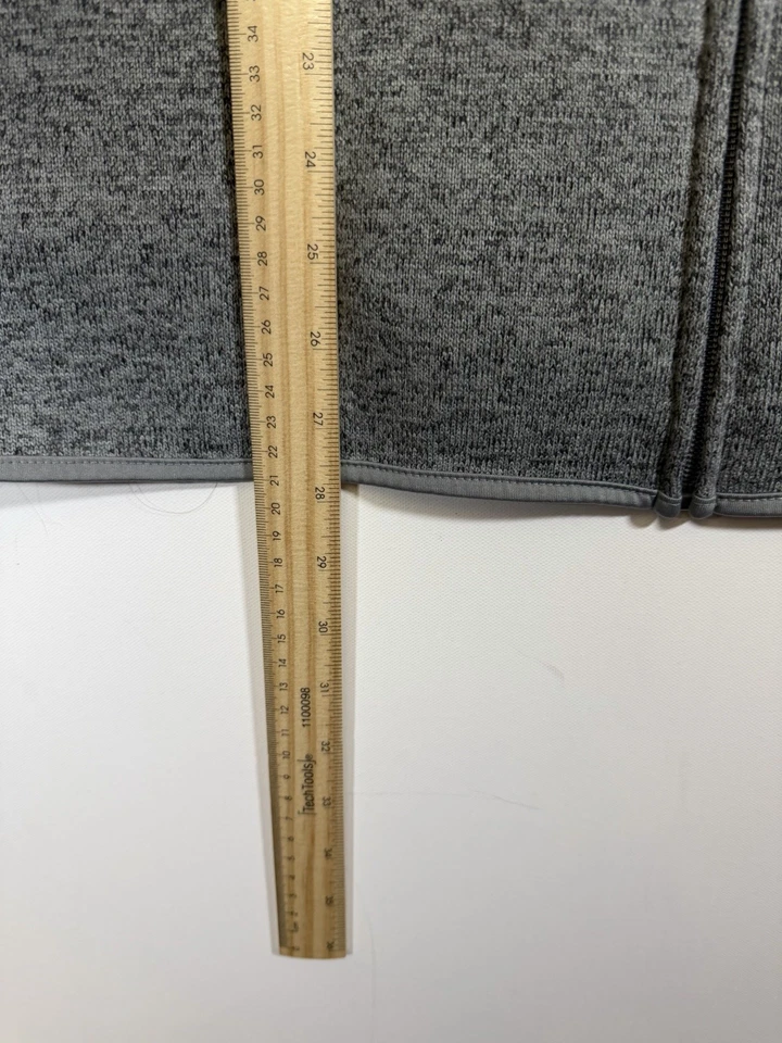 Crown & Ivy Hombre XL Gris Sin Mangas Rendimiento Chaleco Cremallera Completa Informal Golf Foto 3 de 4