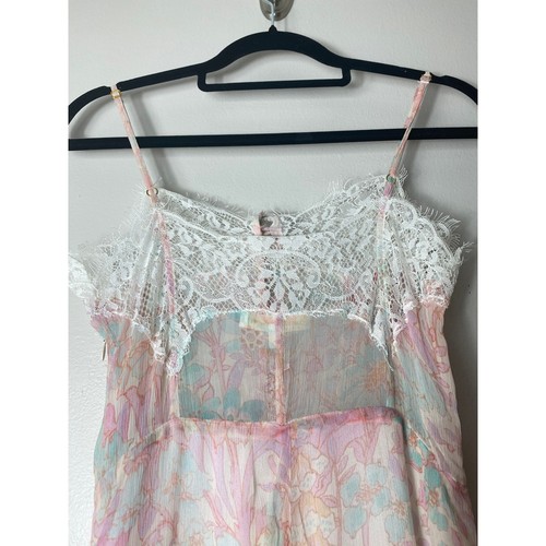 LOVESHACKFANCY DRESS S PINK FAIRY WHIMSICAL COTTAGECORE ROMANTIC ELMA LACE MAXI - Picture 11 of 21