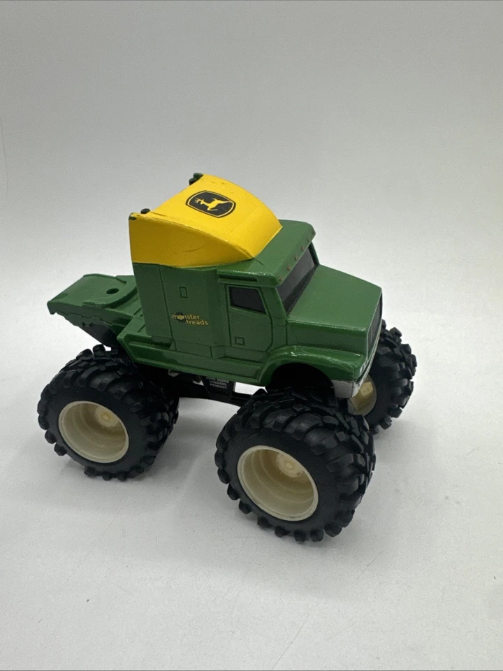 Semirremolque Ertl John Deere Monster Treads verde (LDC4) Foto 3 de 4