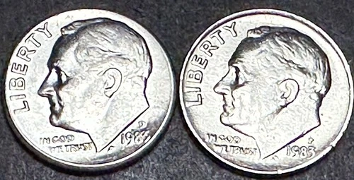 Photo of a 1983-P Roosevelt Dime from an eBay listing that sold on Jul 22, 2026