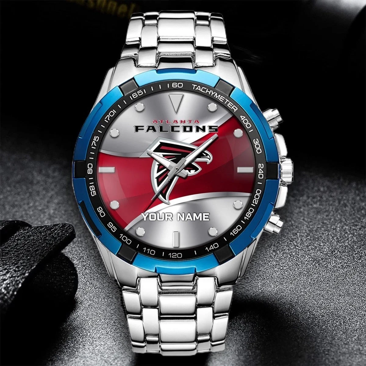 Personalized Atlanta Football Falconss Team Alloy Men Quartz Watch Gift For Him