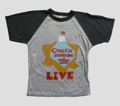 Queen 'A Kind Of Magic' Concert T-Shirt 1986 Final Freddie Mercury UK Tour (Ex-)