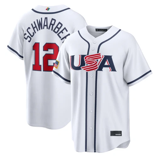 Men's/Youth USA Baseball White 2026 World Baseball Classic Home Stadium Jersey