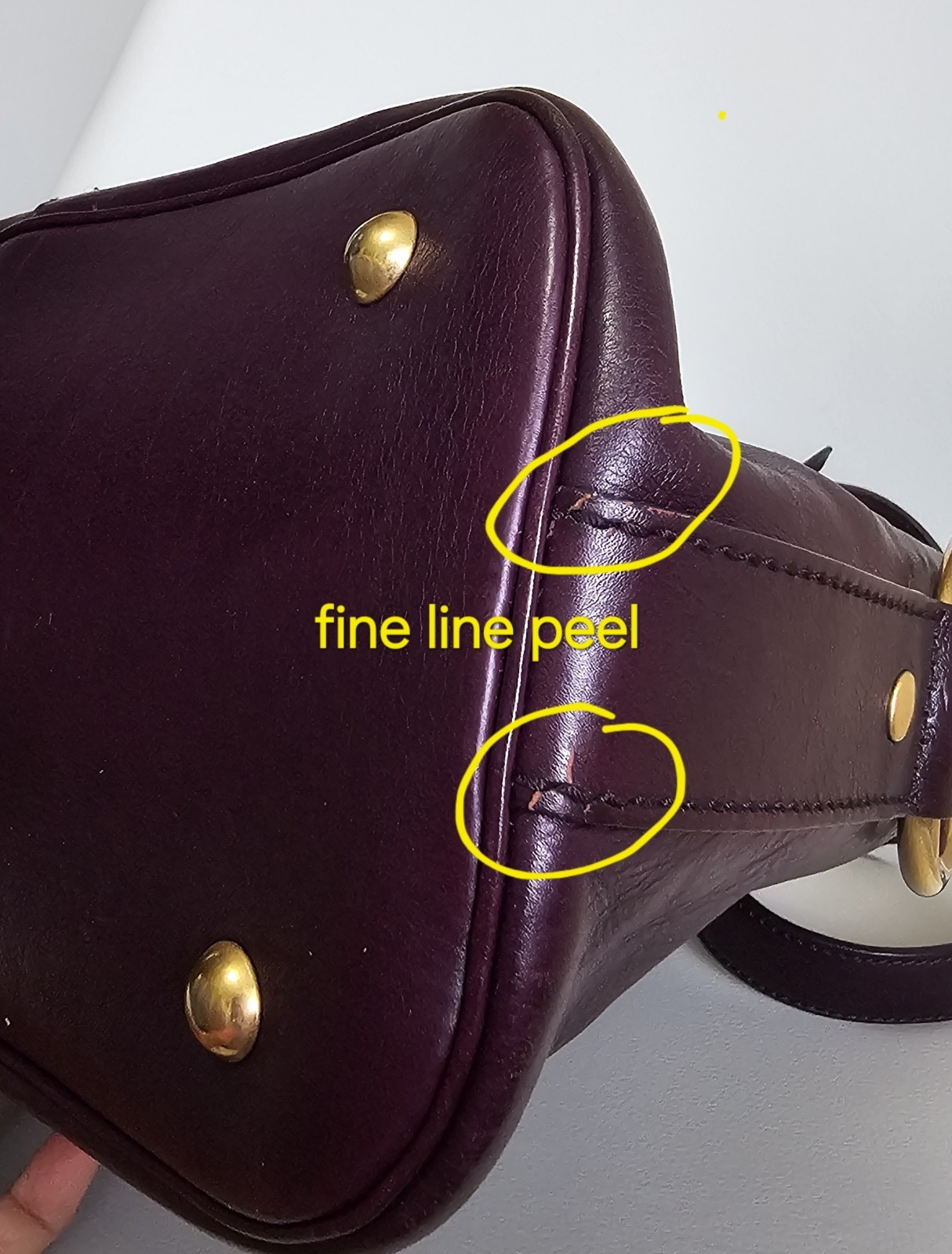 YSL Yves Saint Laurent Purple Muse Rive Gauche Sh… - image 24