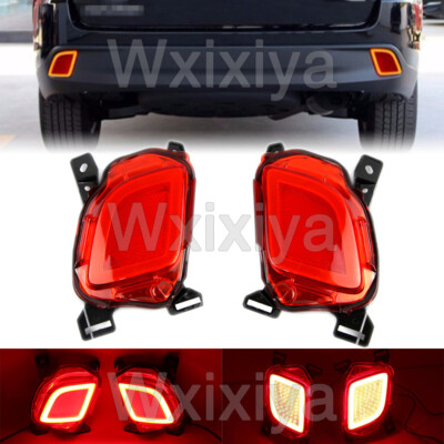 LED Rear Bumper Tail Light For Toyota Highlander 2014-18 Fog Lamp Brake w/ Turn