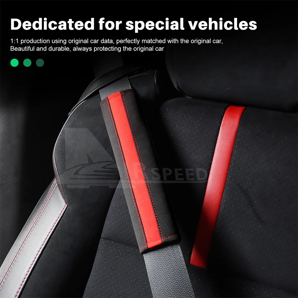 Almohadilla protectora de hombro para cubierta de cinturón de seguridad de coche para Subaru BRZ Toyota GR86 2021-2024 Foto 4 de 4