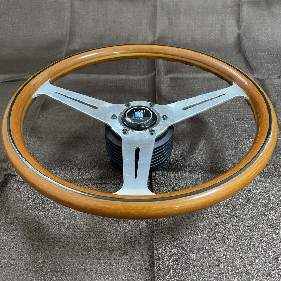 NARDI Classic Wood Steering Wheel 36.5cm F/S Ships from Japan Rare