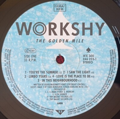 【LP・レア】WORKSHY / THE GOLDEN MILE Workshy – The Golden Mile – CD (Album), 1989 [r550539] | Discogs