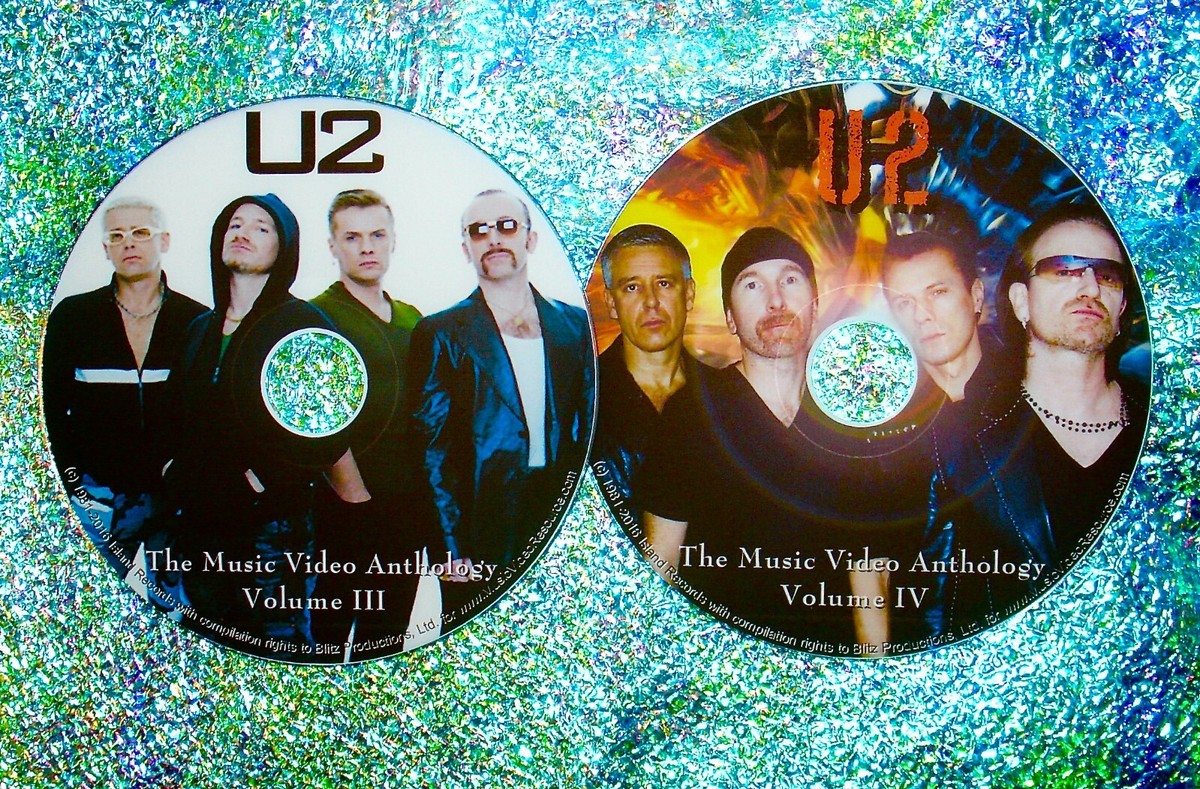 U2 & Bono Music Video Anthology 1981 to 2016 7 DVD Set with