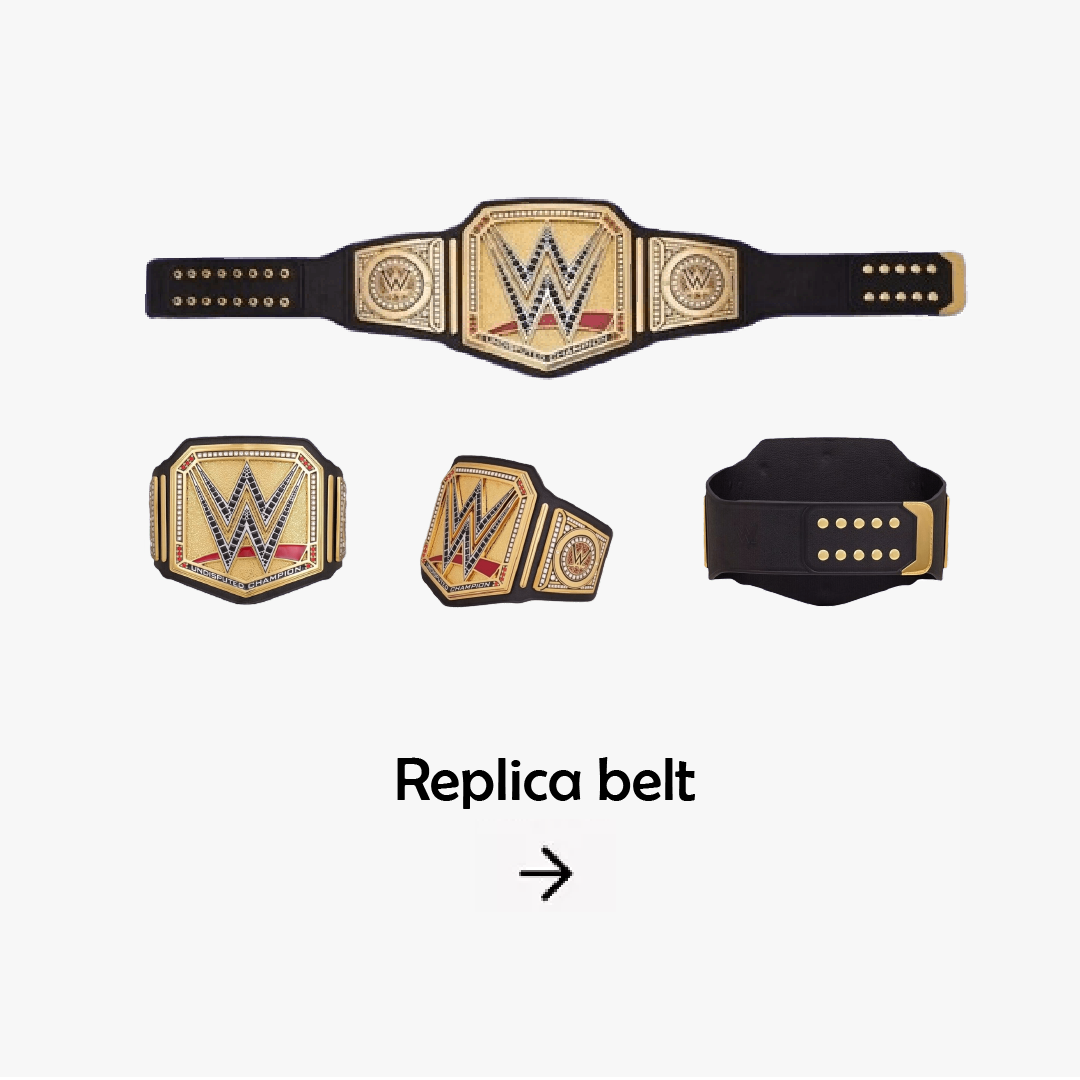 Pro Wrestling Universal Replica Title Belt - Adult Size 4mm Brass