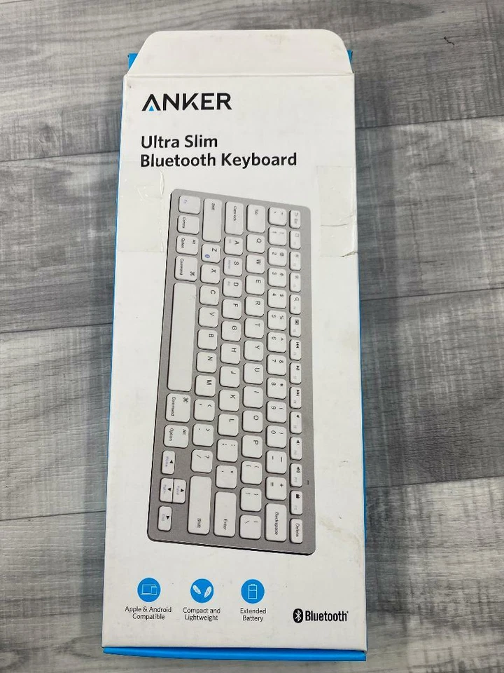 Anker Ultra Compact Slim Wireless Bluetooth Keyboard iOS Android Windows and Mac - Image 2 of 4