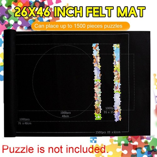 Up To 1500 Pieces Puzzle Blanket Jigsaw Storage Mat Felt Storage Pad