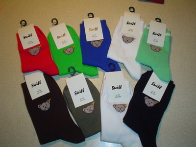 Steiff Socken / Strümpfe mit Teddykopf  gr.62- 128