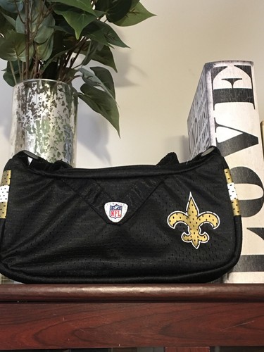 Customized Rainbow Color Shifting PRIDE New Orleans Saints Jersey Style Purse