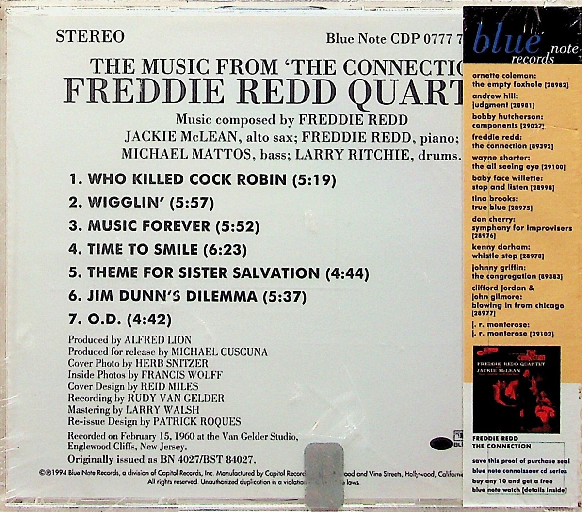 Freddie Redd Quartet With Jackie McLean – The Music From