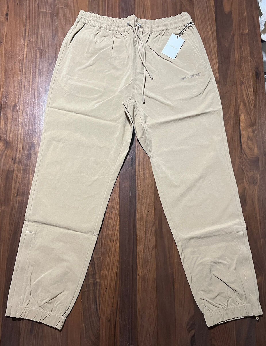 Aime Leon Dore ALD Core Nylon Pant FW22 Beige Size Large
