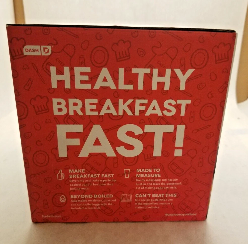 DASH Rapid Electric Egg Cooker for 6 Hard-Boiled Eggs