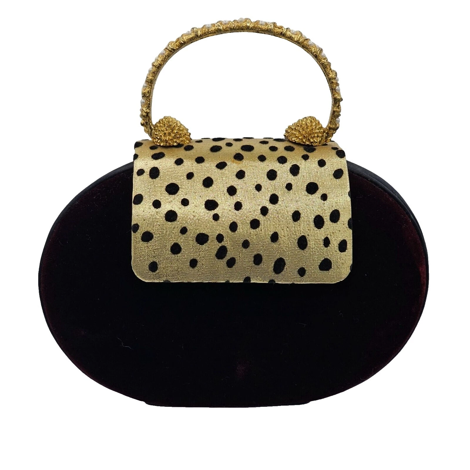 Bolso Rockabilly 1960s Vintage Cambio Monederos