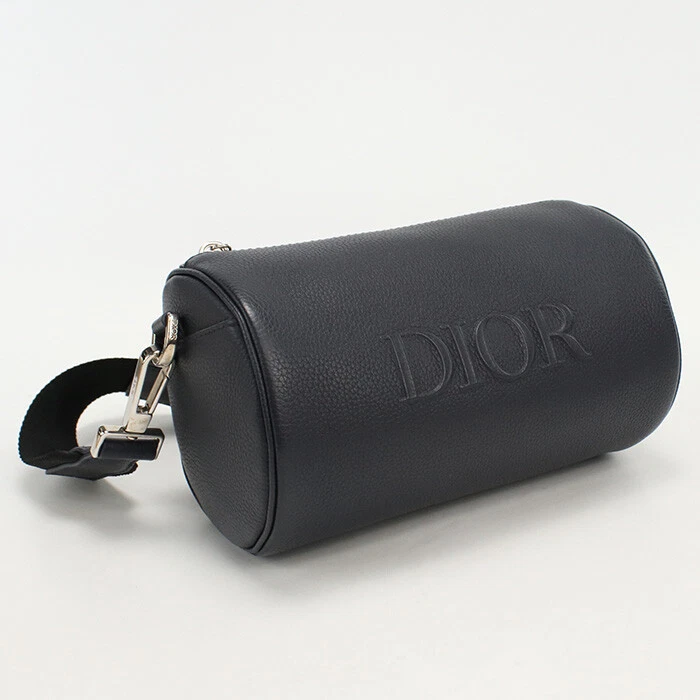 Christian Dior 1ROPO061YPQ Sac à roulettes bandoulière cuir marine unisexe