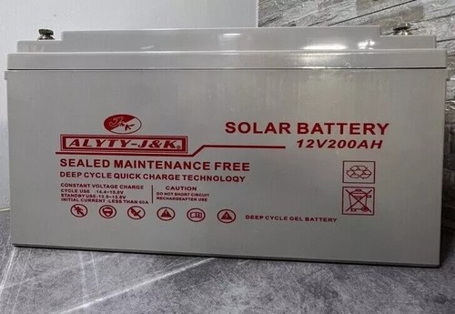 BATTERIA 200AH 12VOLT Per Kit Fotovoltaico Pannelli Energia Solare Camper BARCA EUR 174,99 - IT