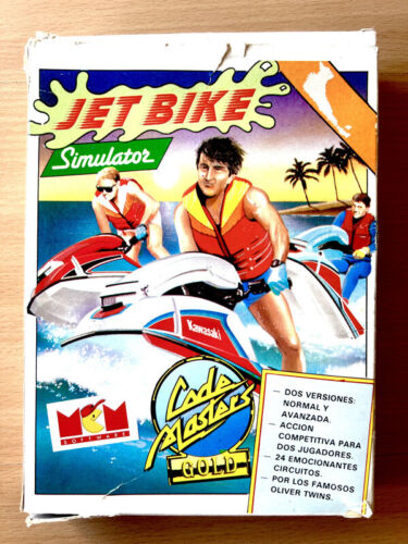 Jet Bike Simulator Codemasters 2 Cassettes Complete - Picture 1 of 3
