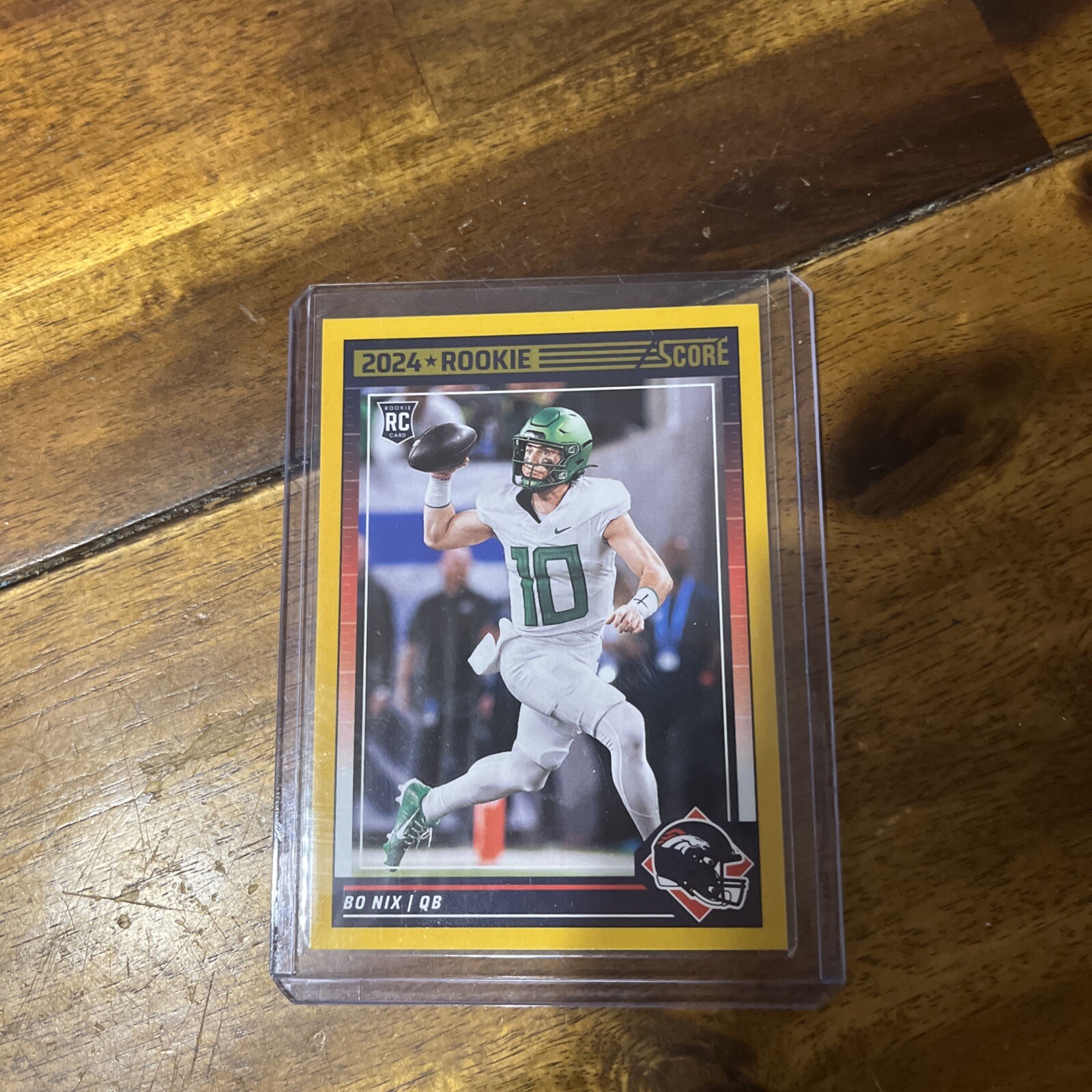 2024 Score Rookies Gold Border Hobby Blaster Parallel #332 BO NIX Rookie RC