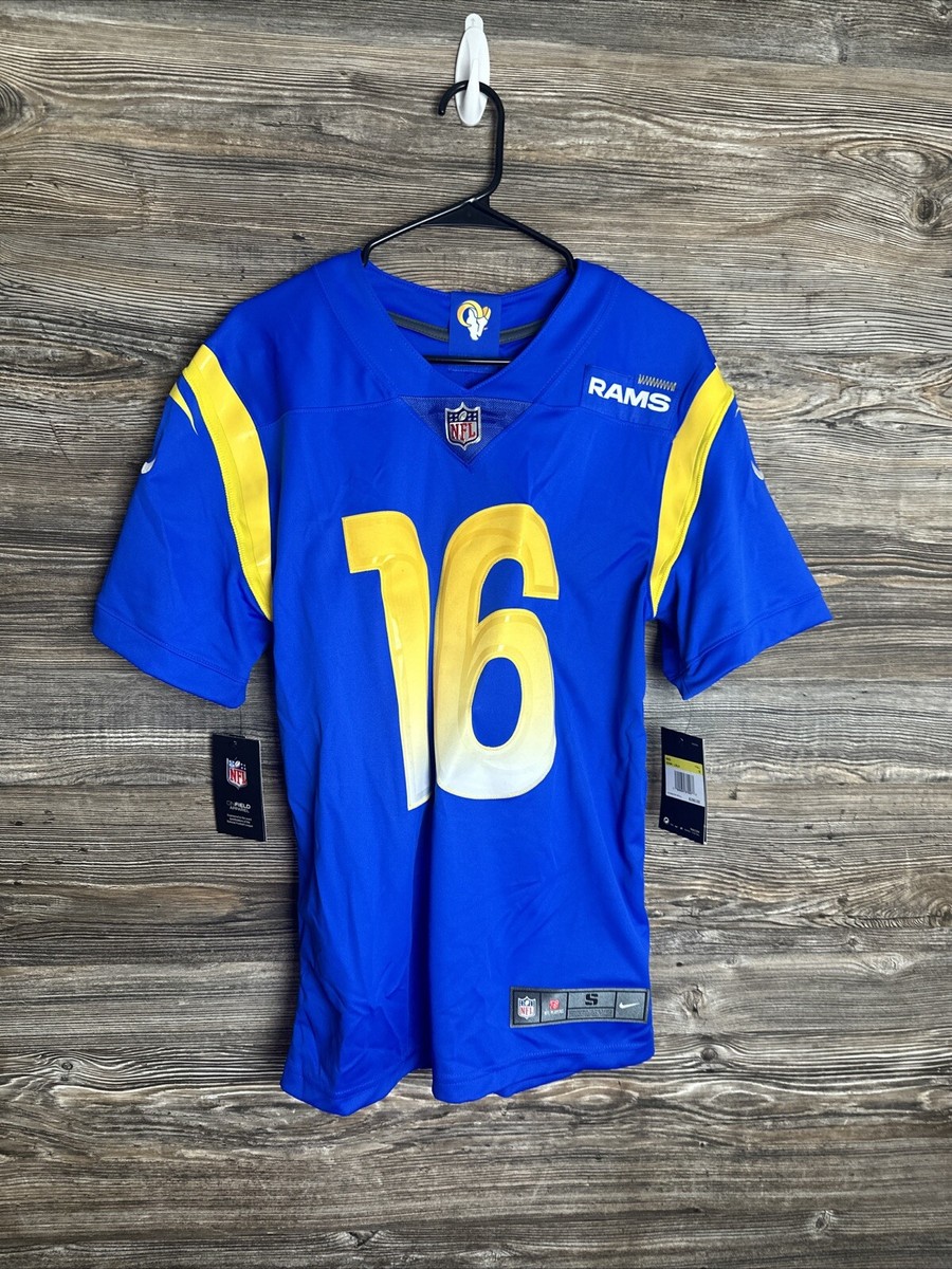 Nike NFLPA On Field Apparel Mens Jared Goff LA Rams Jersey #16 S Dri-Fit NWT