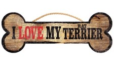 Rat Terrier Sign - I Love My Bone 3x10