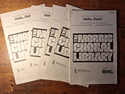 Hallo Dolly! musical - 9 Exemplare der Noten - Hal Leonard