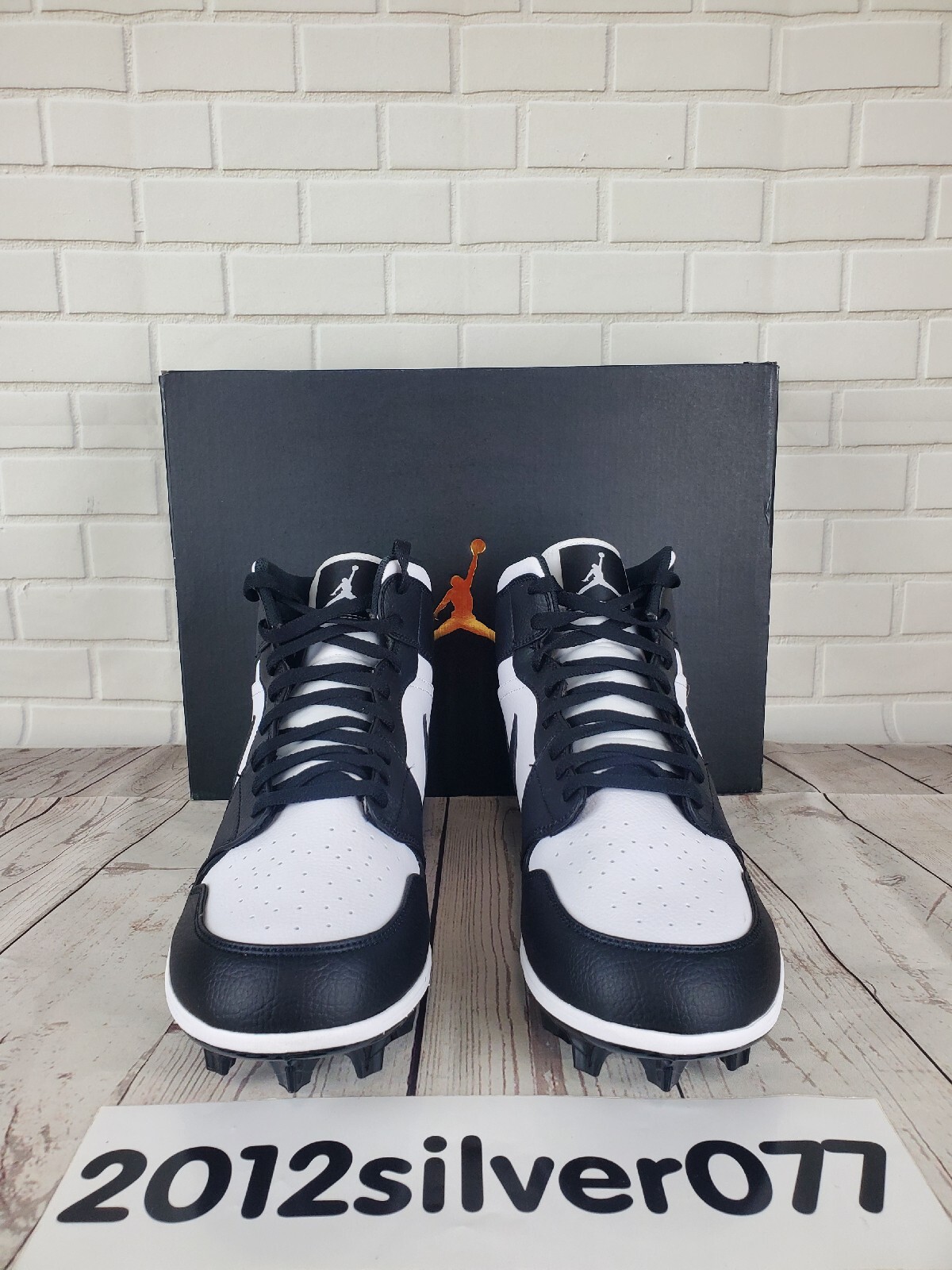 Nike Men's Air Jordan 1 Alpha Menace Panda Football Cleats FJ6805100 Size 13 eBay