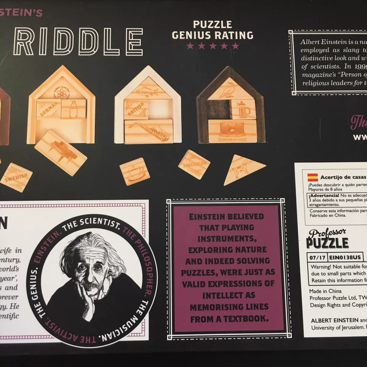 Einstein's Riddle Puzzle