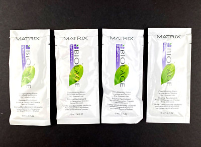 Matrix Biolage Conditioning Balm .34 Fl Oz Conditioner Samples - LOT OF 4